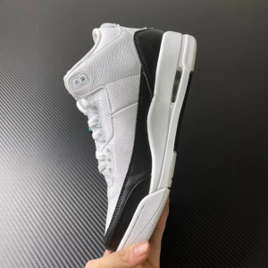 頂級純原Fragment Design x Air Jordan 3 黑白藤原浩閃電aj3低筒籃球鞋運動鞋球鞋男鞋