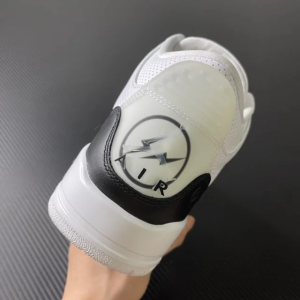頂級純原Fragment Design x Air Jordan 3 黑白藤原浩閃電aj3低筒籃球鞋運動鞋球鞋男鞋