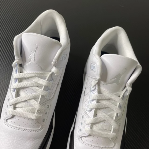 頂級純原Fragment Design x Air Jordan 3 黑白藤原浩閃電aj3低筒籃球鞋運動鞋球鞋男鞋