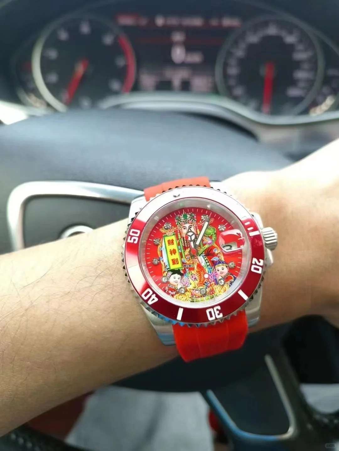 龍年新年禮物 勞力士財神表 好運連連 藍寶石鏡麵水鬼改裝表
