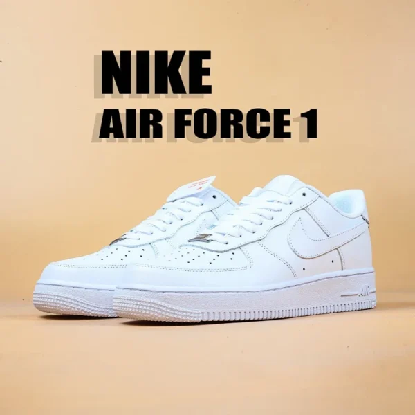 【頂級純原 市面已無更好版本】耐吉AF1 Nike Air Force 1 空軍一號 纯白 低筒男女休閒運動板鞋