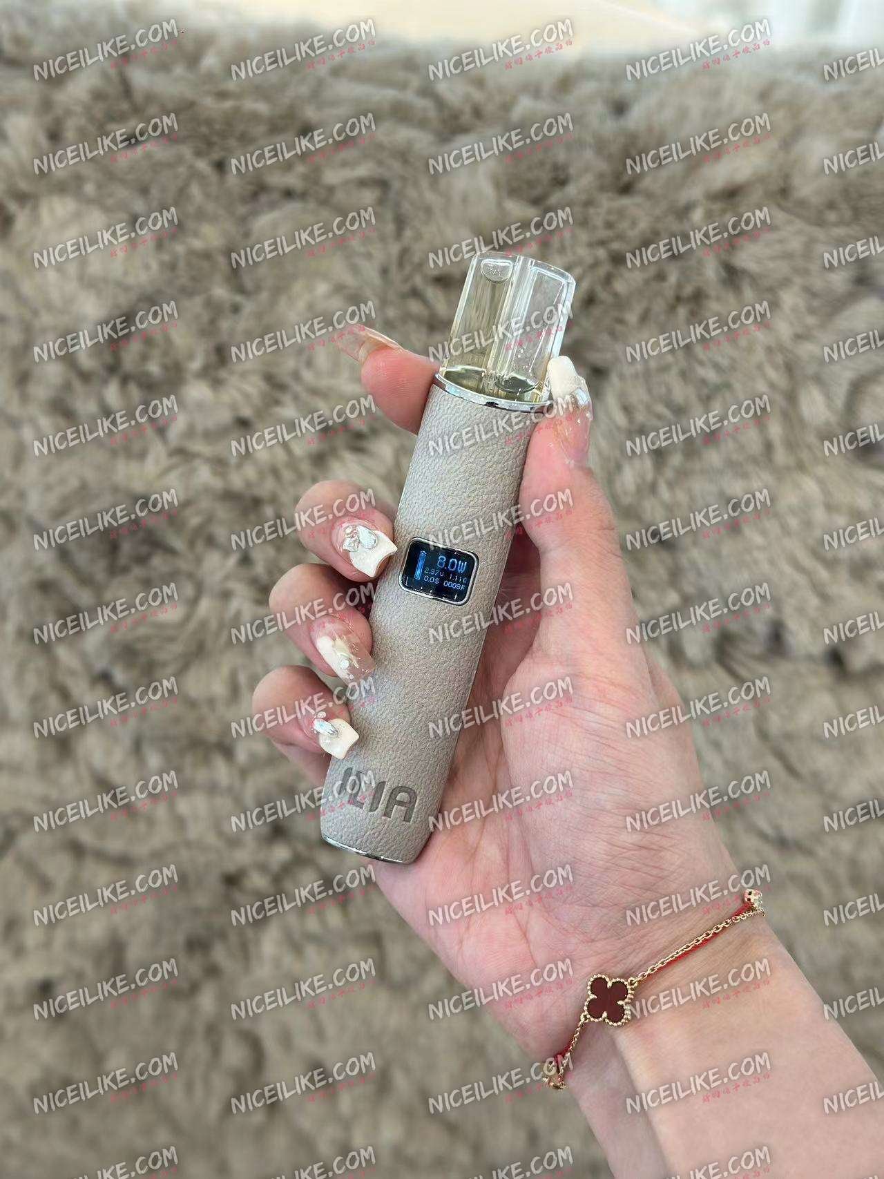 台灣現貨 ILIA哩啞革調系列 ILIA皮革主機 質感系主機(螢幕顯示電量) 通用一代RELX/SP2/LANA/DIYA 各式煙彈