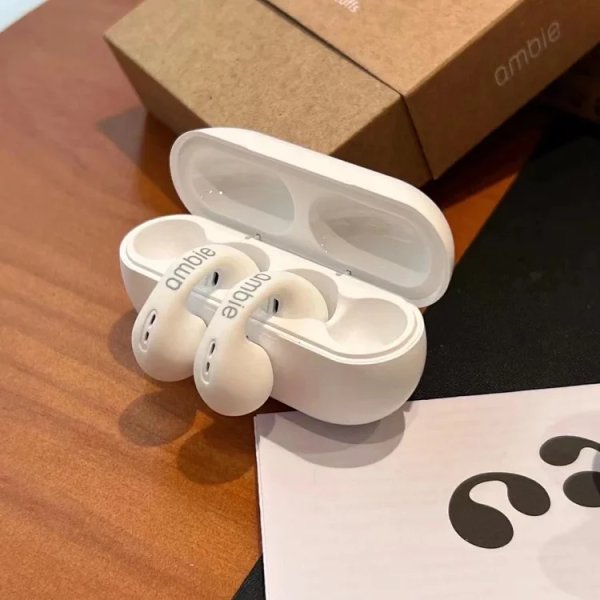 撿漏價 日本ambie sound earcuffs 真無線藍牙耳機 藍牙5.2 耳夾式耳機 骨傳導藍牙耳機 適用 安卓蘋果