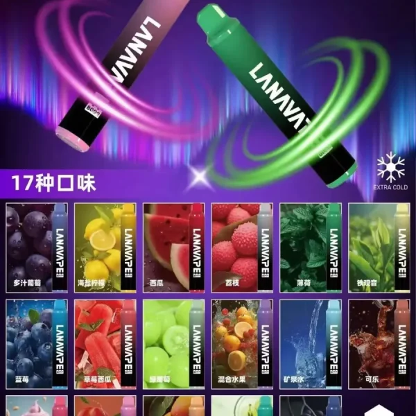 台灣現貨 LANA 8000口 拋棄式 大容量一次性電子煙