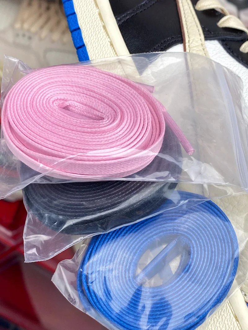 【頂級純原】Fragment Design x Travis Scott x Air Jordan 1 Retro Low AJ1藤原浩 三方聯名 閃電倒鉤 白藍 低幫 籃球鞋 運動鞋