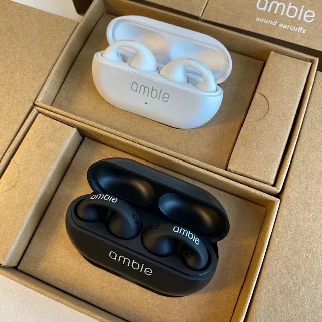 撿漏價 日本ambie sound earcuffs 真無線藍牙耳機 藍牙5.2 耳夾式耳機 骨傳導藍牙耳機 適用 安卓蘋果