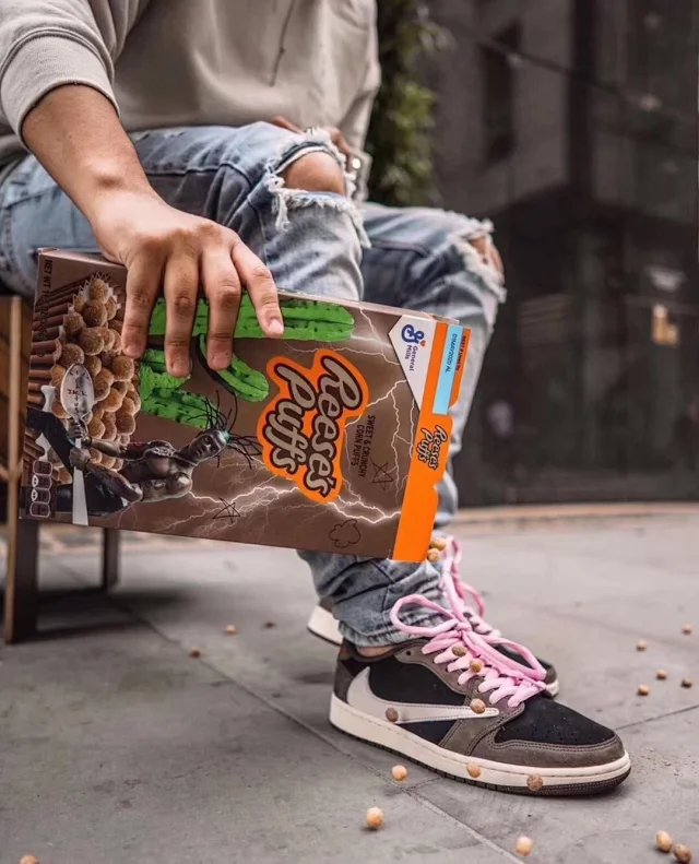 【頂級純原】Travis Scott X Air Jordan 1 Low 'Mocha' OG TS SP AJ1 倒鉤 深棕摩卡 低幫復古籃球鞋