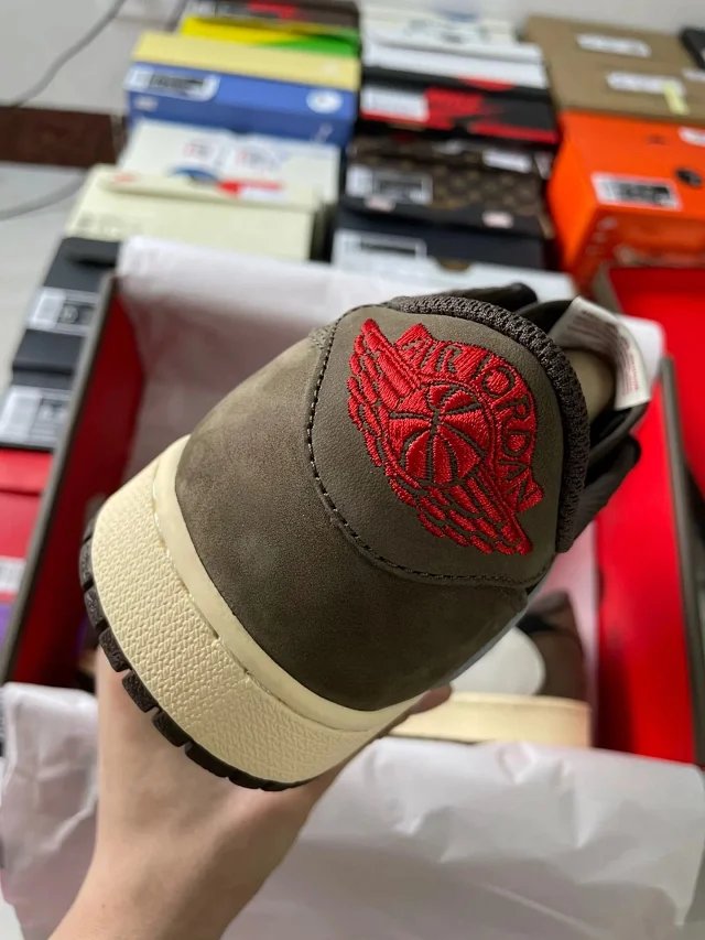 【頂級純原】Travis Scott X Air Jordan 1 Low 'Mocha' OG TS SP AJ1 倒鉤 深棕摩卡 低幫復古籃球鞋